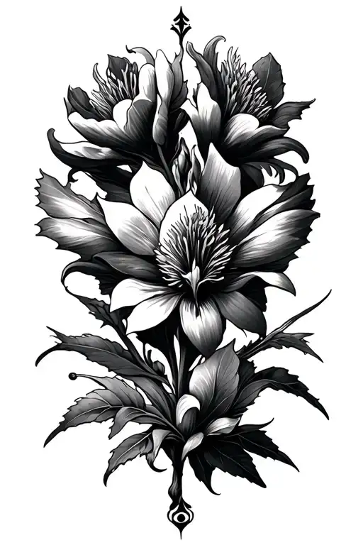 Seven Wonders Of The Gentian World Full Sleeve