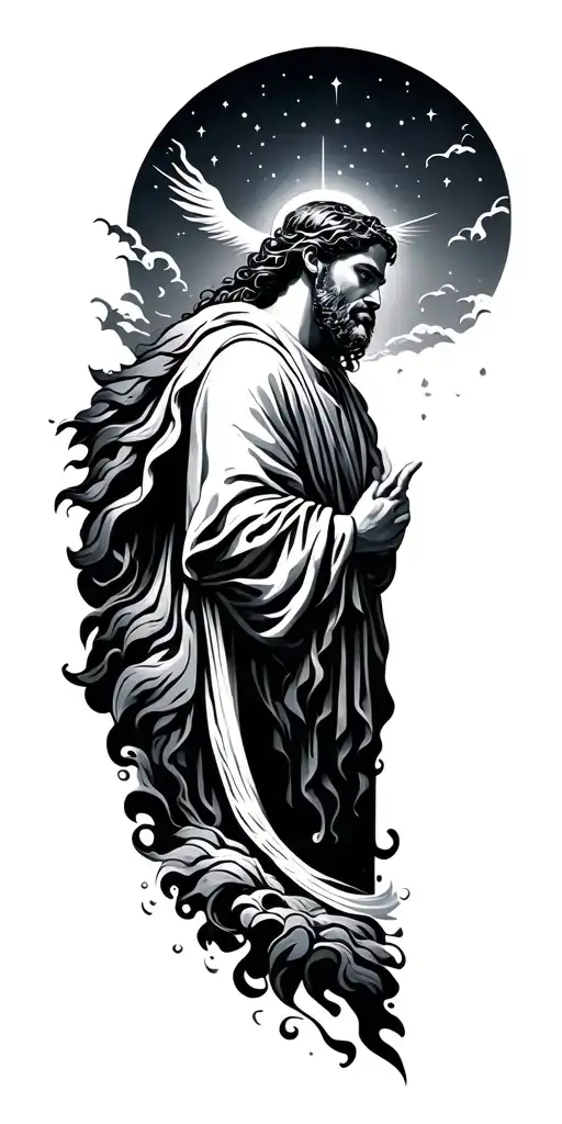 Minimalist Man Journey To Heaven