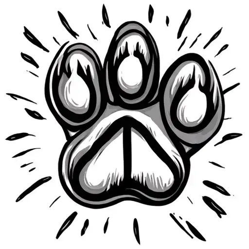 Paw With Peace Sign