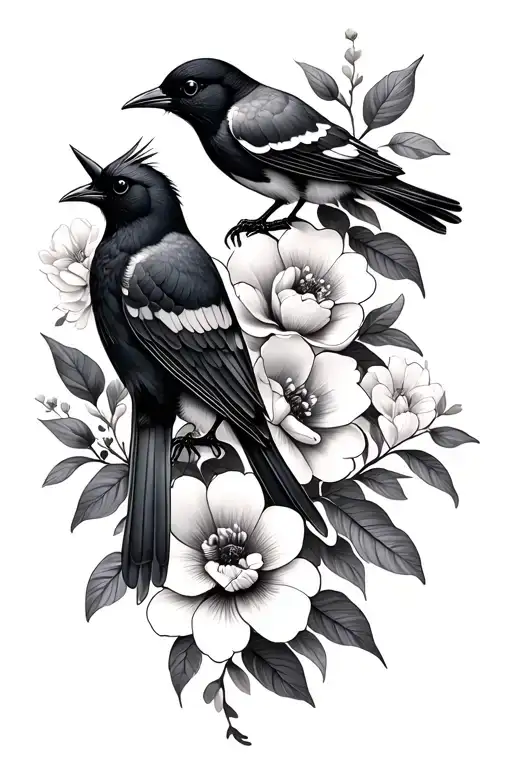 Floral Birds