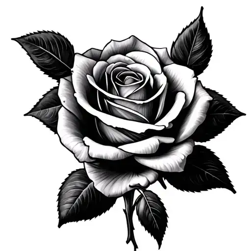 Wendy With A Rose Medium Forearm