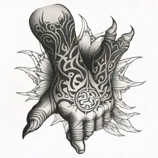Balveer Hand Tatoo