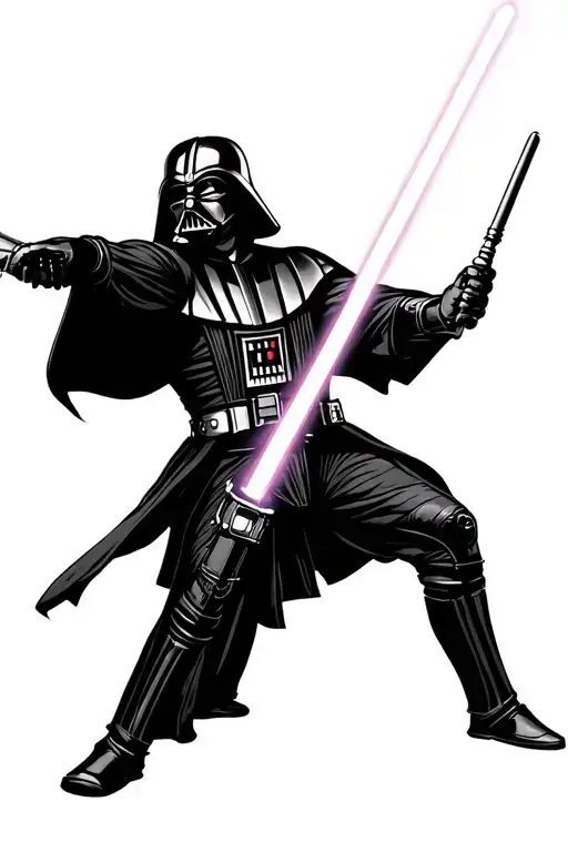 Darth Vader Lightsaber Duel