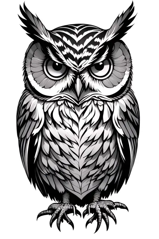 Stilyzed Owl