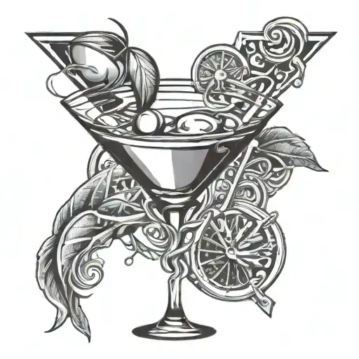 Wkd And Pornstar Martini Glass