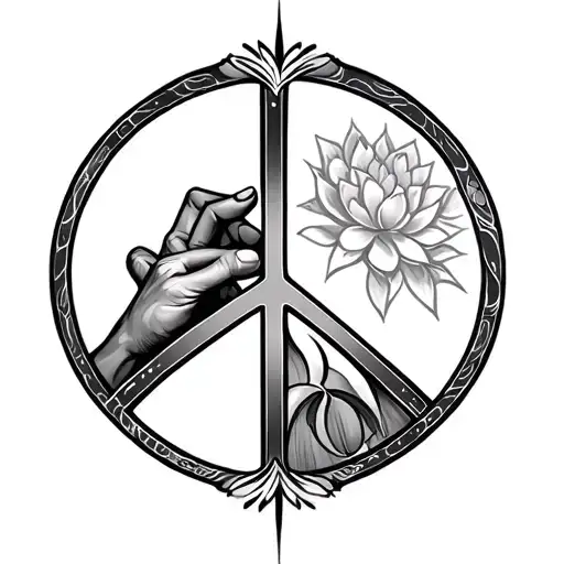 Inner Peace And Outer Peace Sign