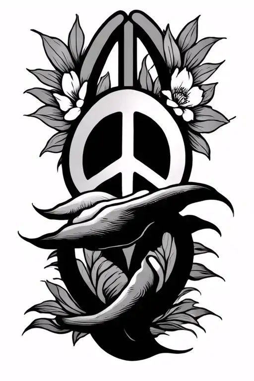 Inner Peace And Outer Peace Sign