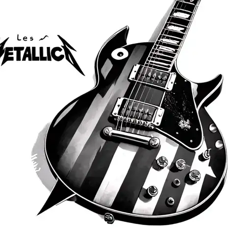 Les Paul American Flag Metallica