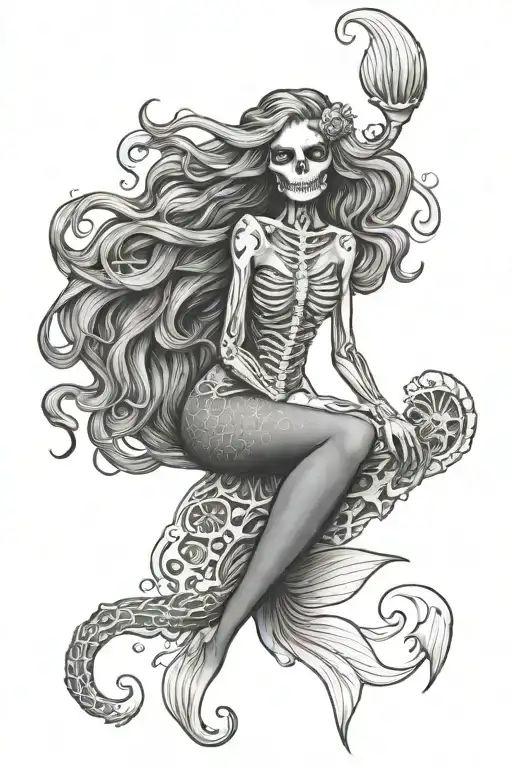 Mermaid Skeleton
