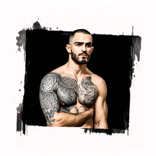 Half Chest Man