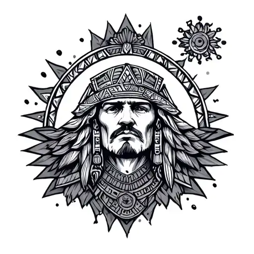 British Loyalty With Aztec Twist