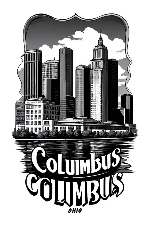 Columbus Ohio Skyline