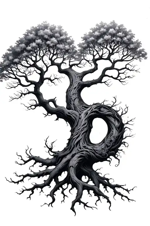 Gottic Tree Intertwined