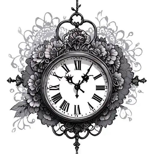 Birth Clock Feminine With Lace