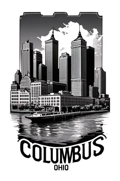 Columbus Ohio Skyline