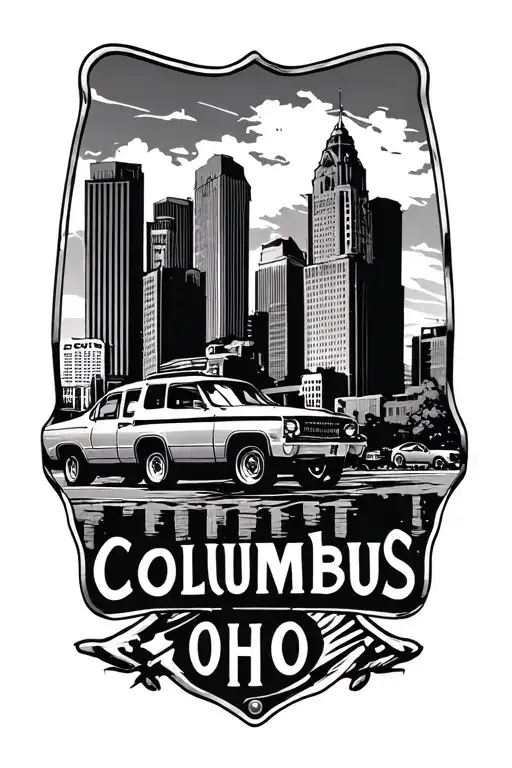 Columbus Ohio 70 Road Sign