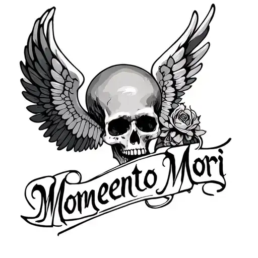 Momento Mori Written With Wings