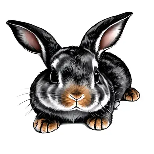 Rabbit Lounging