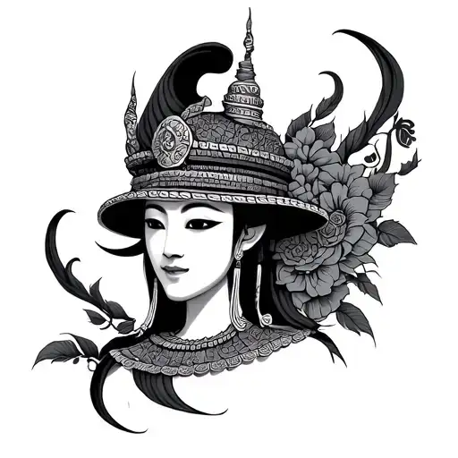 Sak Yant Thai Hat Taew