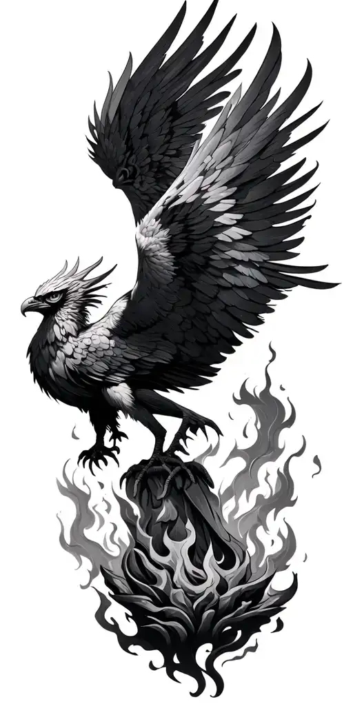 Phoenix Rising From The Ashes