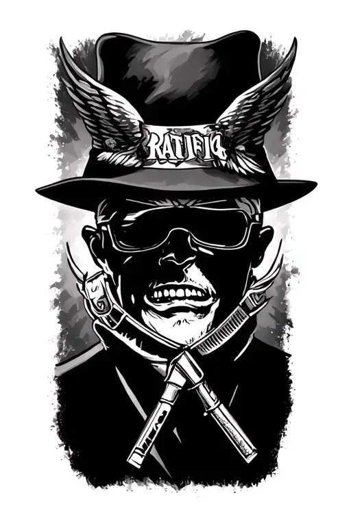 A Tattoo Based Ok Past And Future Mafia Style