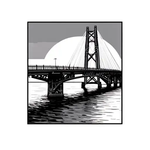 Indian River Inlet Bridge As A Cross
