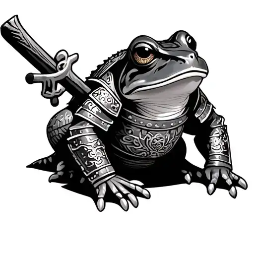 Frog In Samurai Armor