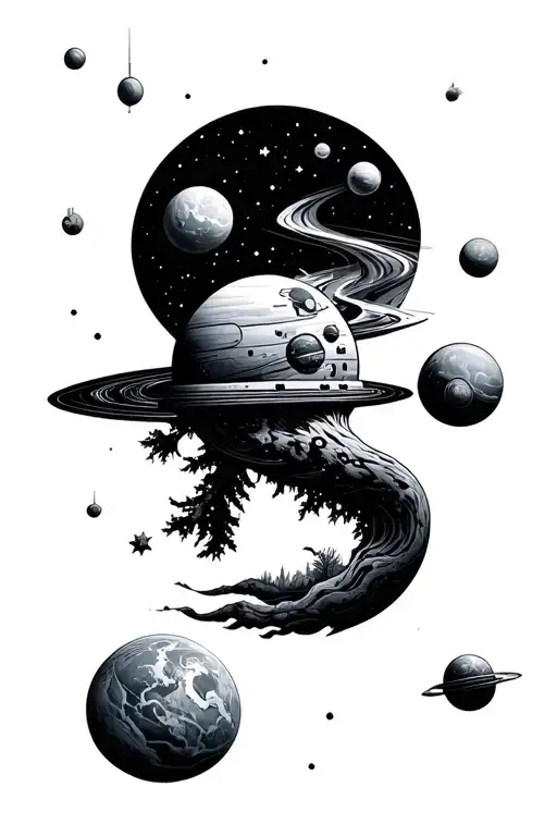 Nordic With Space Themed