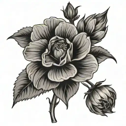 October Birth Flowers With The Name Chelsey As The Stem