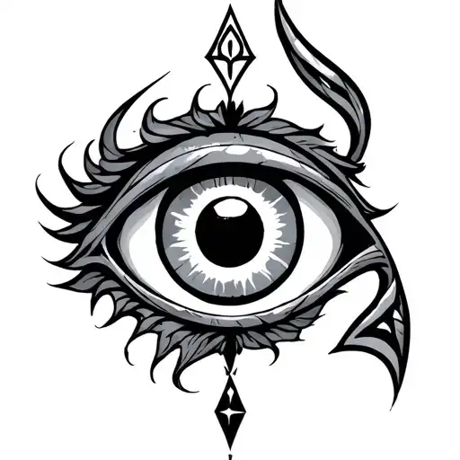 Hecatean Evil Eye With Protection Rune