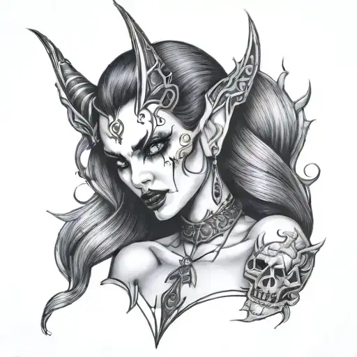 Sexy Demon Female Vampire