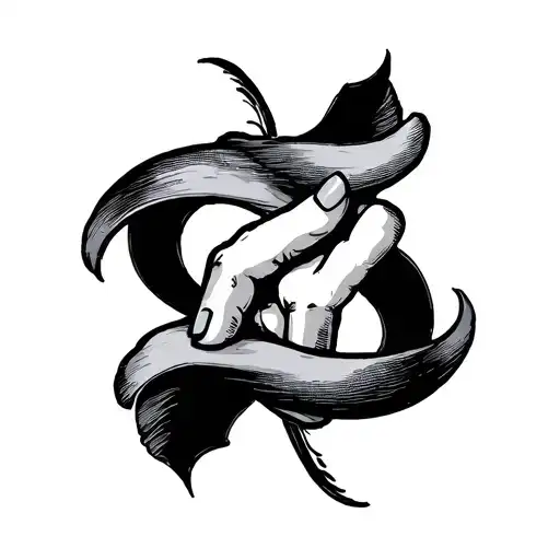 Hand And Finger Placement With A Discipline Cursive Writing And Symbols