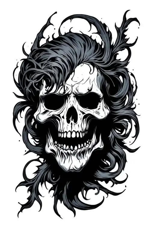 Gloomy And Terrible Tattoos In The Style