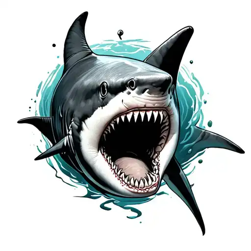 Shark View From Above