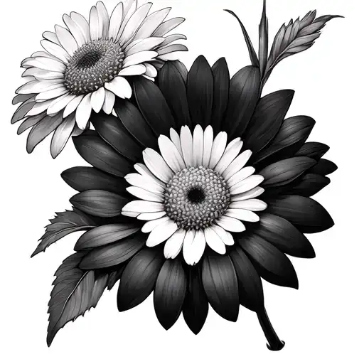 Daisy And Chrysanthemum