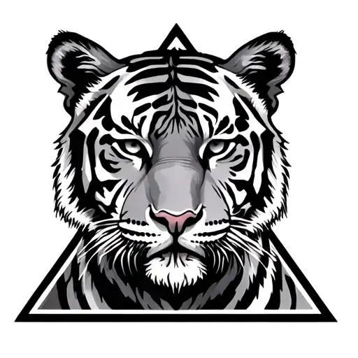 Tiger In A Triangle