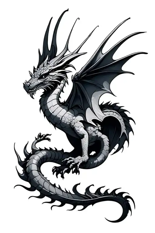 Liverbird And Dragon