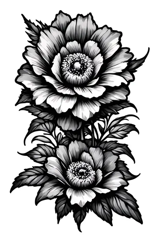 Flower And Bike Inspired For Man