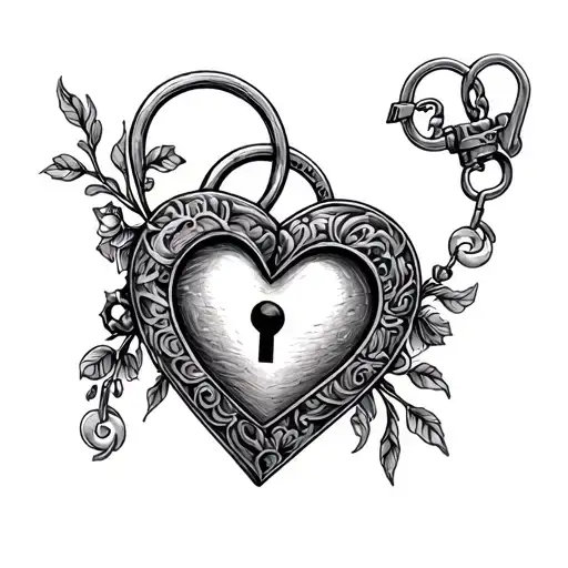 Melly With Heart Shaped Lock