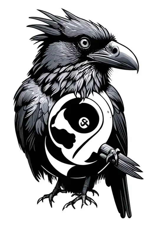 Icelandic Crow 8Ball