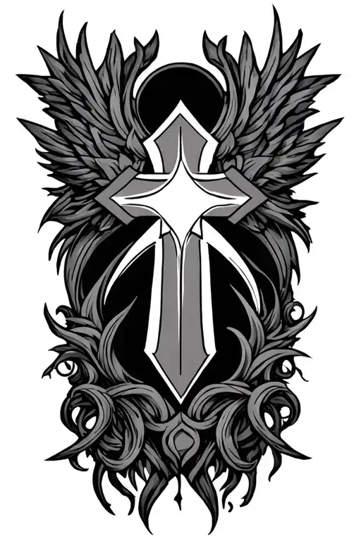 Pentagramme Cross Returned