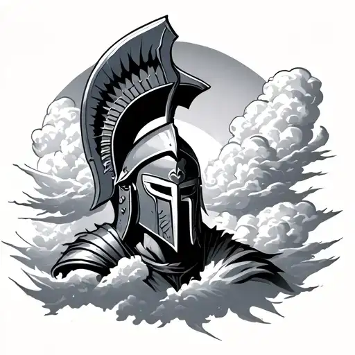 Spartan And Clouds