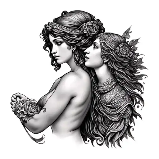 Greek Goddesses Leg Sleeve