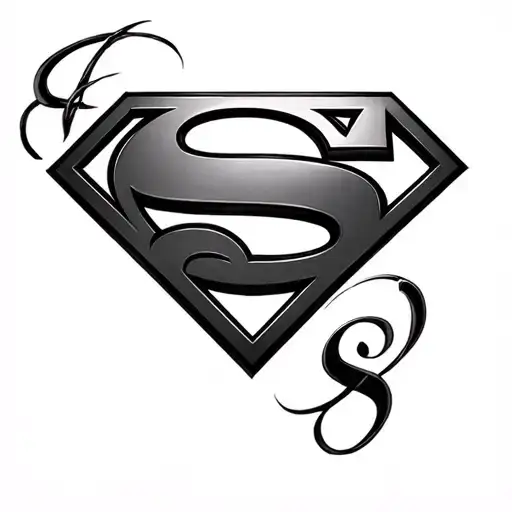 Superman Logo With C Intertwined With The S