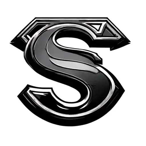Superman Logo With Initials Cs