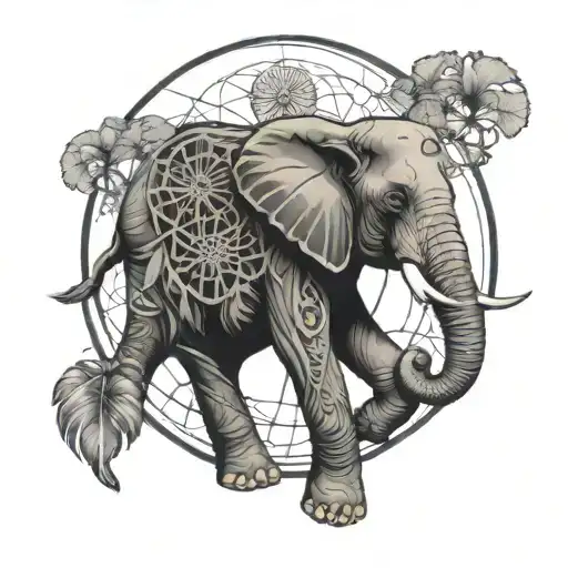 Elephant And Dreamcatcher