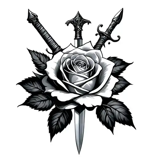 Swords Through A Rose
