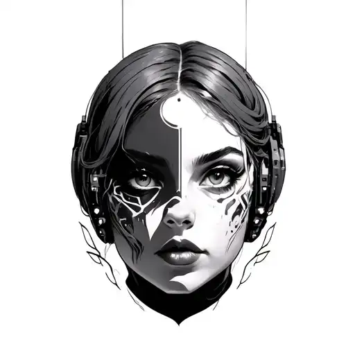Sci Fi Female Face