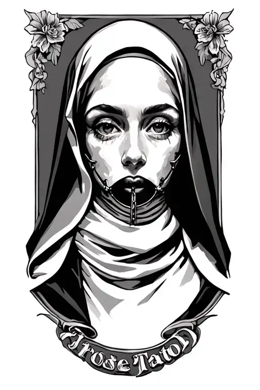 Gagged Nun
