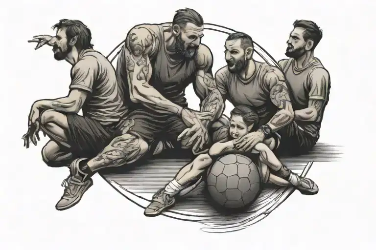 Handball Family Sitting